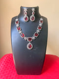 Ruby red cz diamond