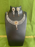 Cz diamond necklace