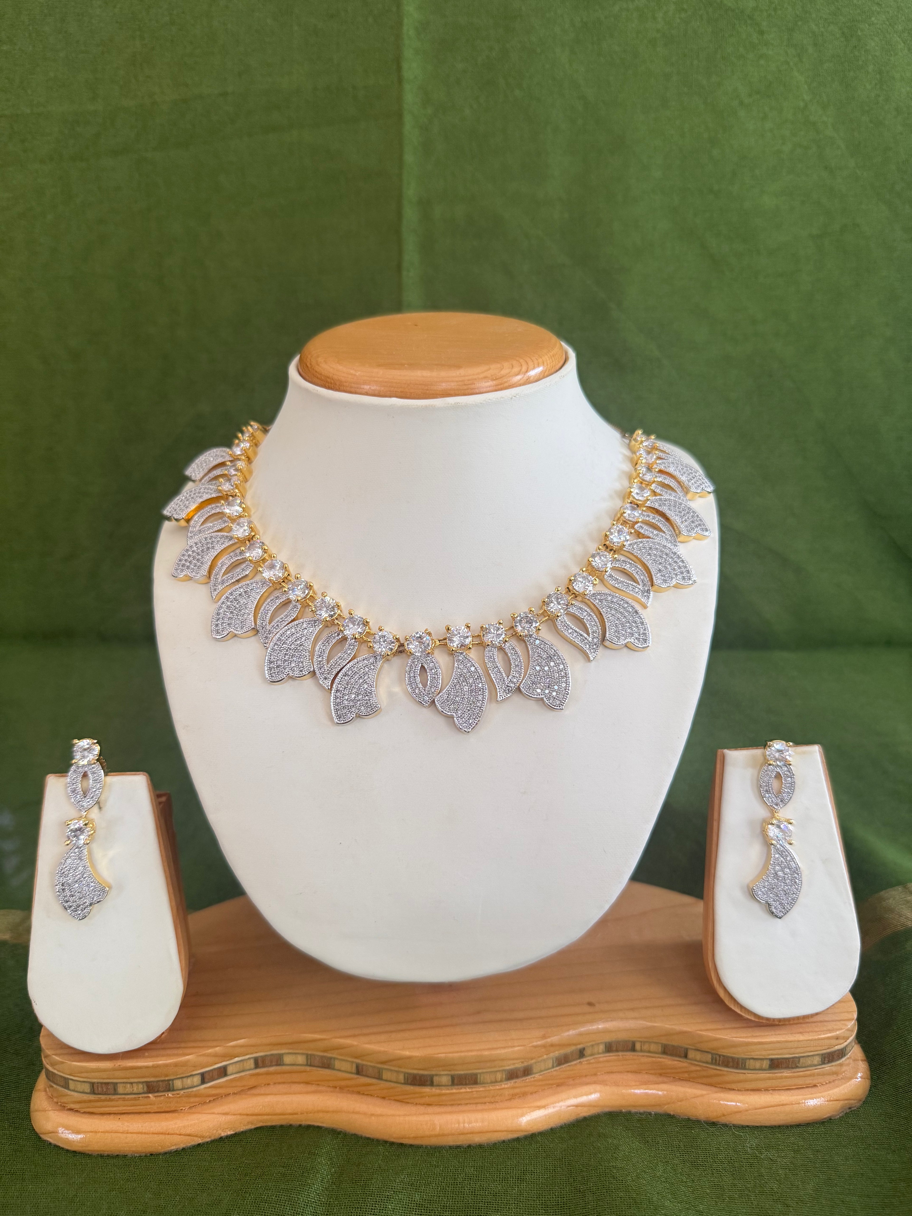 Cz diamond necklace